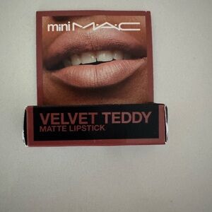MAC Cosmetics Mini Velvet Teddy Matte Lipstick - Warm Nude